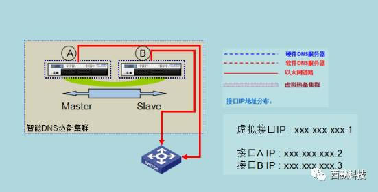 内蒙古民族学院DNS域名服务系统建设部署拓扑结构